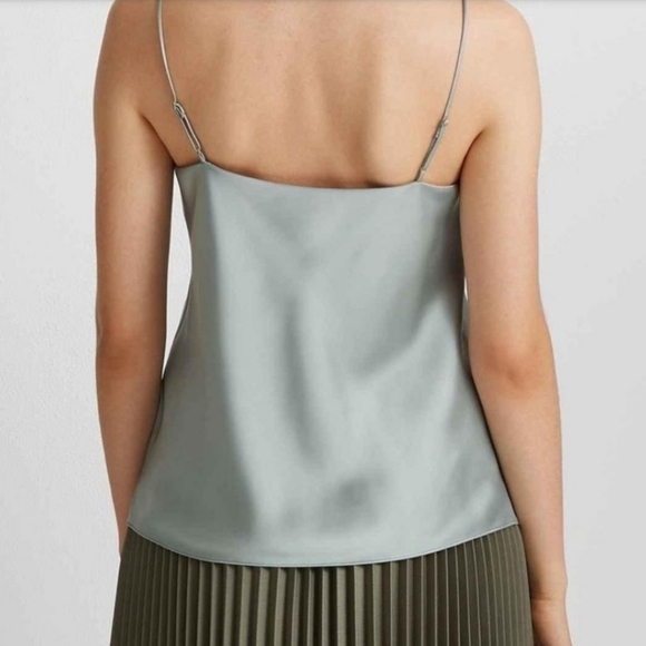 Club Monaco NWT Kora Cami Chemise GREEN/VERT Color size extra small. - Picture 3 of 13